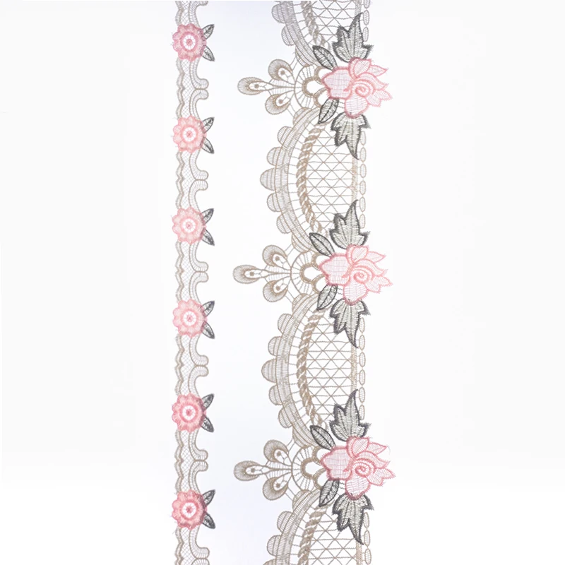 14 ярдов кружевная отделка вышитая лента для костюмов домашний текстиль ткань