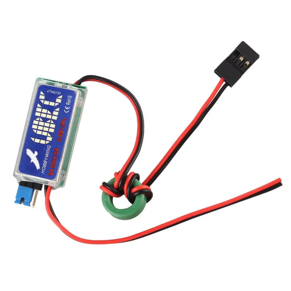 

5V / 6V HOBBYWING RC UBEC 3A Max 5A Lowest RF Noise BEC Full Shielding Antijamming Switching Regulator