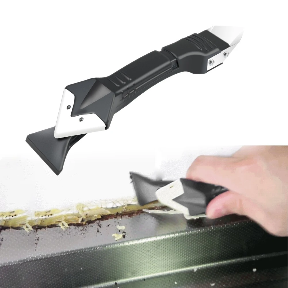 

Угловой скребок для стекол, инструмент для герметизации и уплотнения клея, лопатка для уборки пола