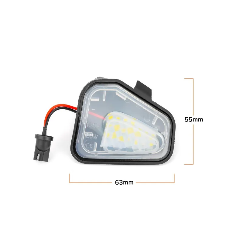 2 светодиодный т. светодиодные боковые лампы для зеркала лужайки без ошибок Vw