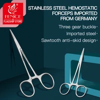 fenice stainless steel hand tool hemostatic forceps pet hair clamp fishing locking pliers epilation tools straight tip
