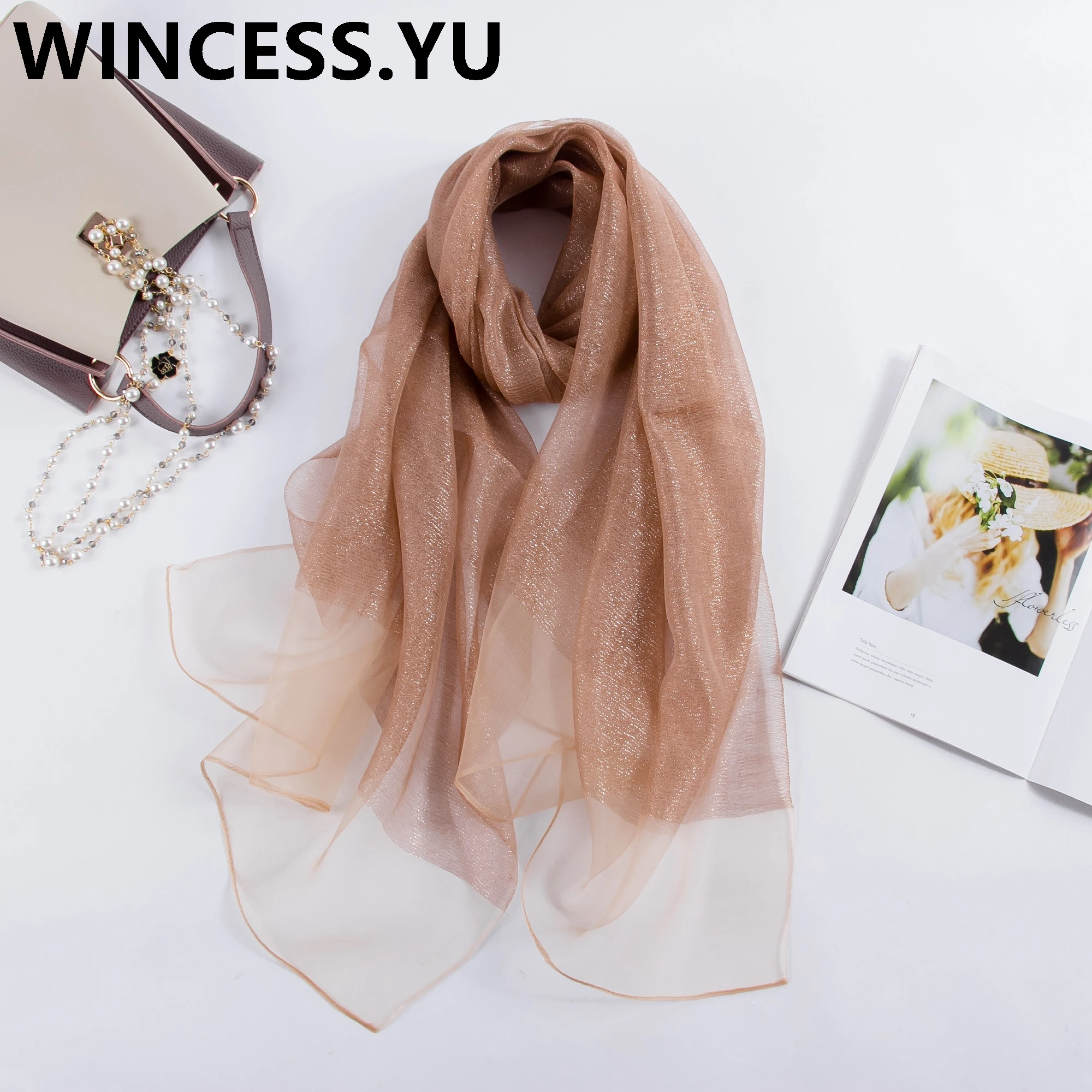 

2019 однотонные шелковые искусственные шарфы шали и палантины на весну Пашмина Прямая поставка 7 цветов платки для волос