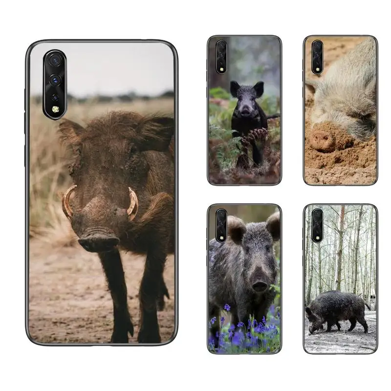 

Wild Boar High Quality Classic Phone Case For Redmi 4X 5plus 6 7 8A 9 Note 4 8 T 9 10 pro Cover Fundas Coque