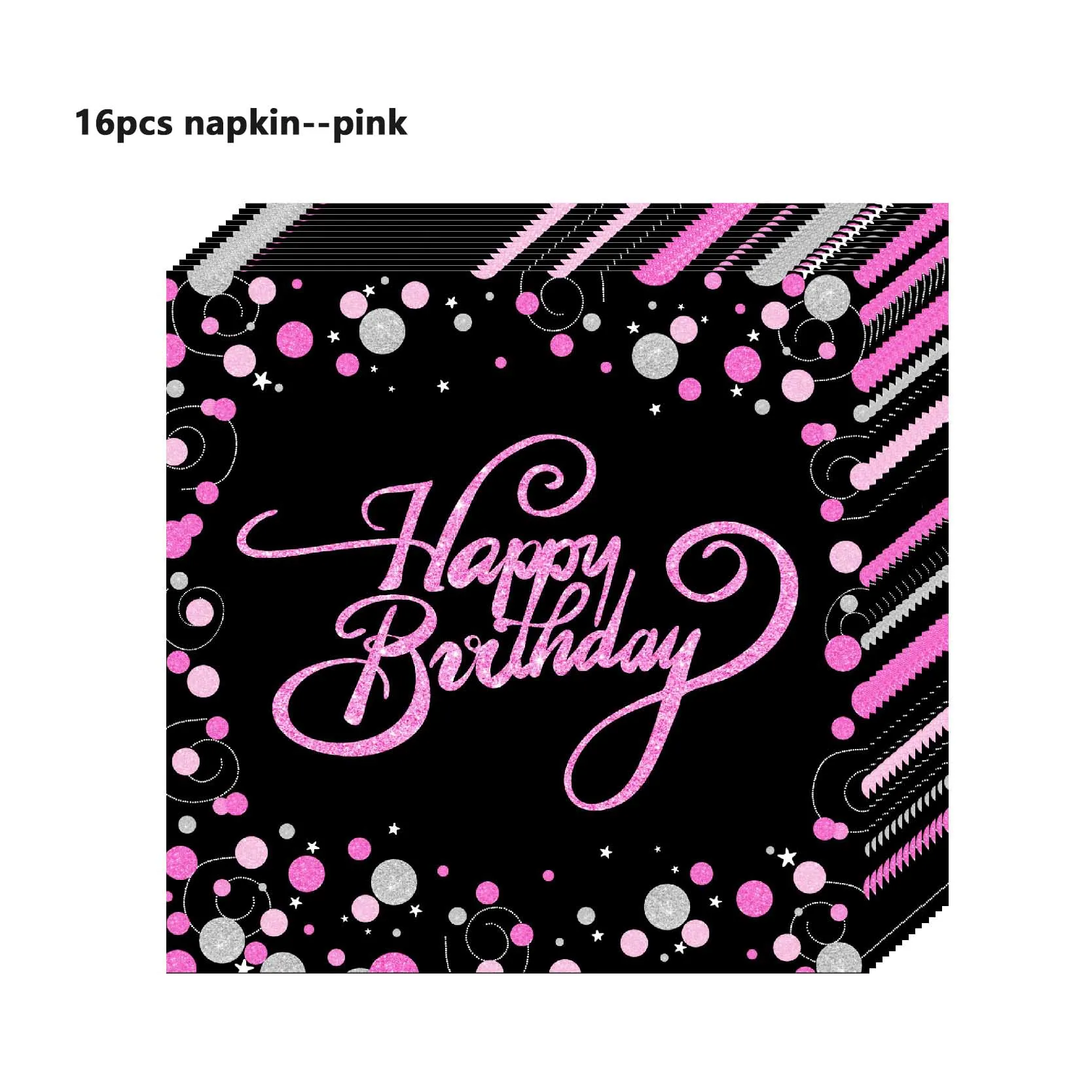 Набор одноразовой посуды декор для праздвечерние 60-летия цвет