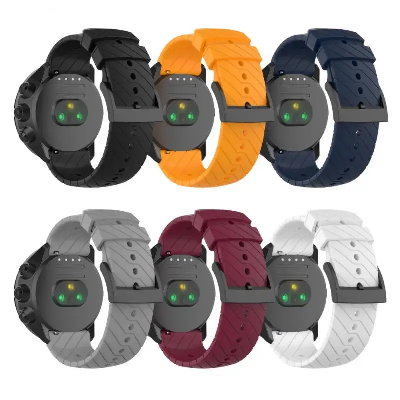 Модный Цветной ремешок для браслета suunto9 часов спортивный на запястье мягкий