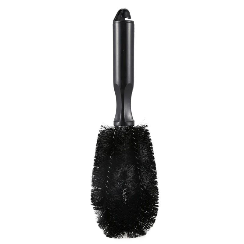 

Black Truck Car Auto Wheel Tire Rim Brush Wash Cleaning Tool 10.6" Long