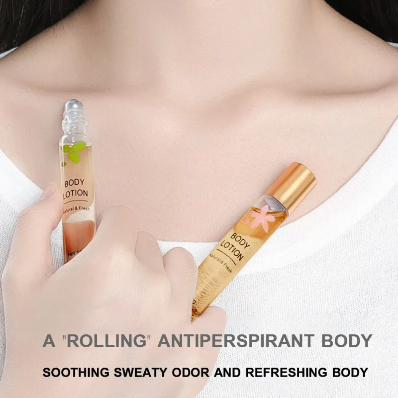 

2020 Body Lotion 12g Body Odor Perfume Antiperspirant Roll On Ball Body Fluid Odor Lasting Fragrance Attract Girl Scented Water