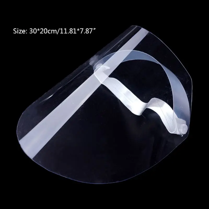 

Full Fa Protective Shield Visor PET Plastic Adjustable Transparent Fa Shield with Elastic Band