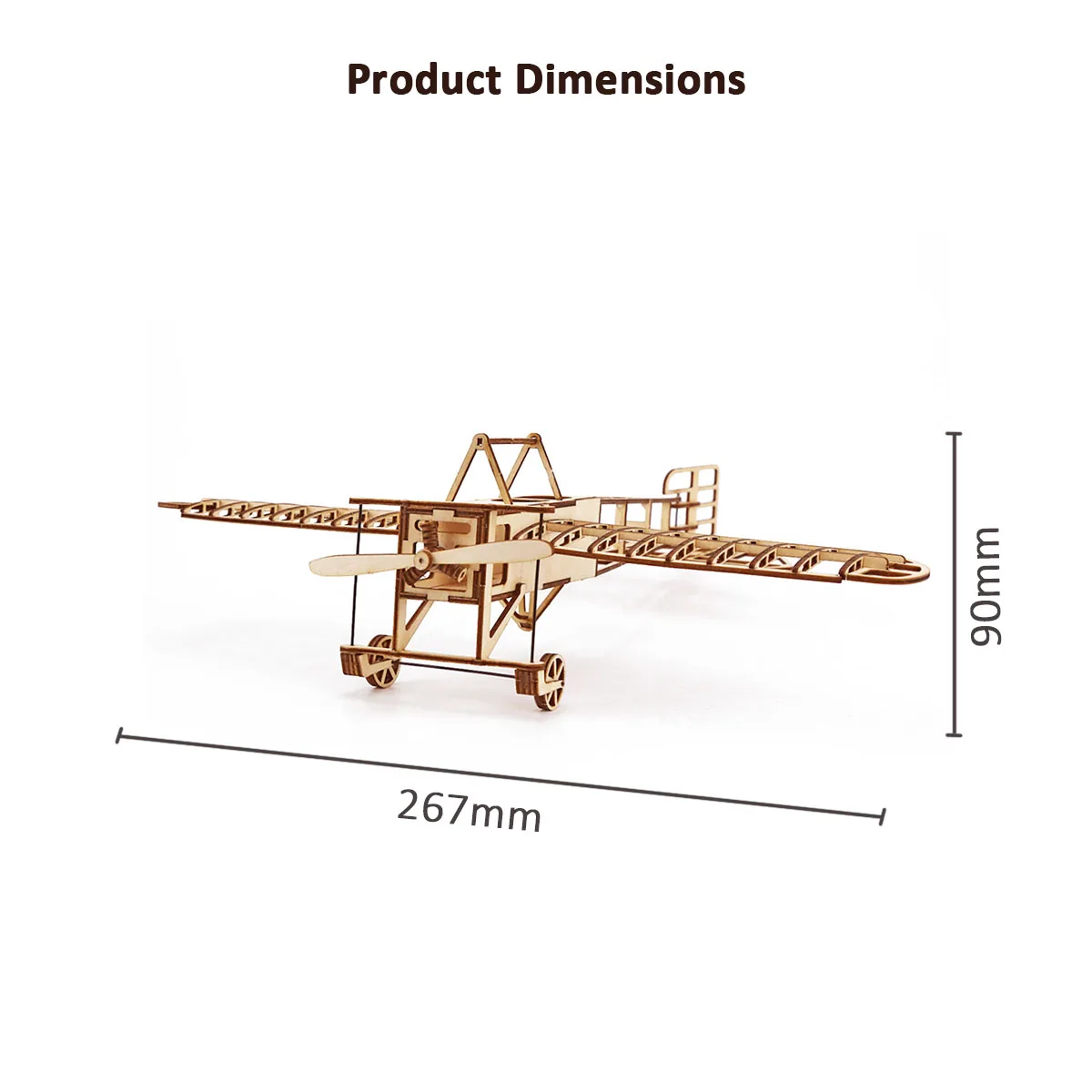 Модель самолета Bleriot XI набор 3D деревянная головоломка самолет строительная
