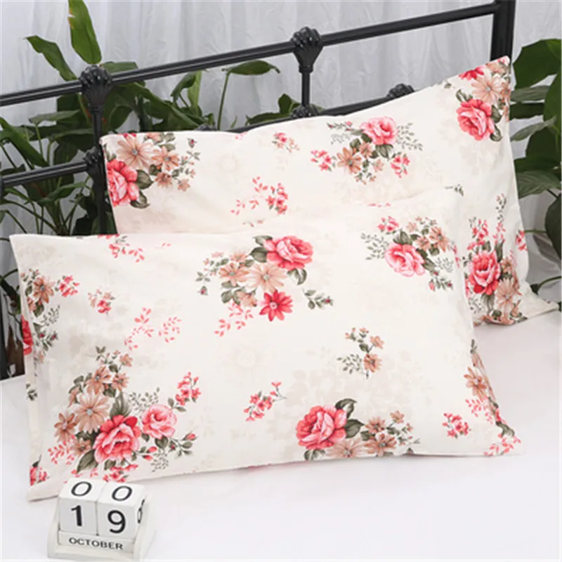 Подушка-конверт из 100% хлопка с принтом 2 шт. | Дом и сад