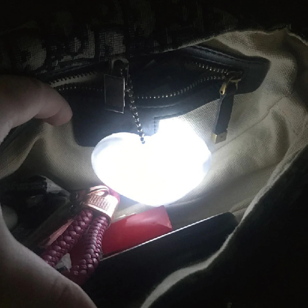 

LED Bag Lamp Round Shaped LED Handbag Light Atmosphere Lights Decoration Light Intelligently Smart Touch Turn On With Keychain