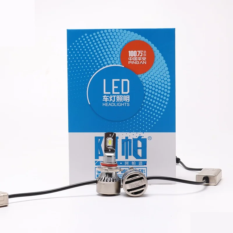 

AES 2pcs Canbus H4 H7 H11 H8 H9 9006 HB4 H1 9005 HB3 Mini Car Headlight Bulbs LED Lamp with CSP Chip