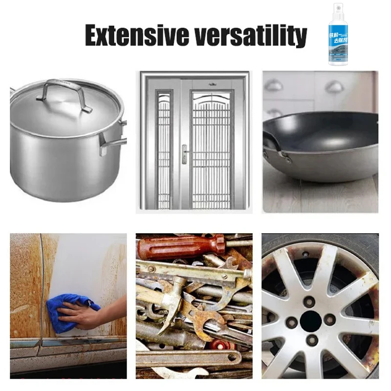 

Neutral Rust Removal Spray Easy to Apply Rust Stain Remover Car Surface Cleaning Tool 100ml SER88