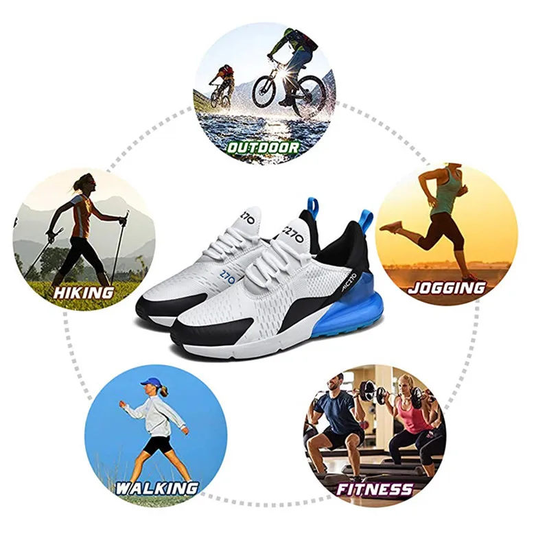Мужская Спортивная обувь брендовая беговая Обувь Дышащая zapatillas hombre Deportiva 270 Высококачественная Мужская обувь кроссовки