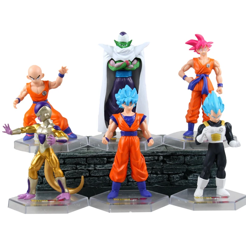 

Экшн-фигурки из м/ф «Драконий жемчуг Z», 12 см, 6 шт./комплект