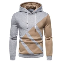 trendy color blocking hoodie mens autumn new style pullover hooded casual jacket street pullover harajuku mens sweatshirts