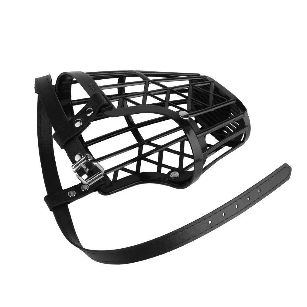

Lightweight Strong Dog Muzzle Basket Anti-Biting Anti-barking Mouth Cover Dog Adjustable Straps Mask Pet Training Supplies