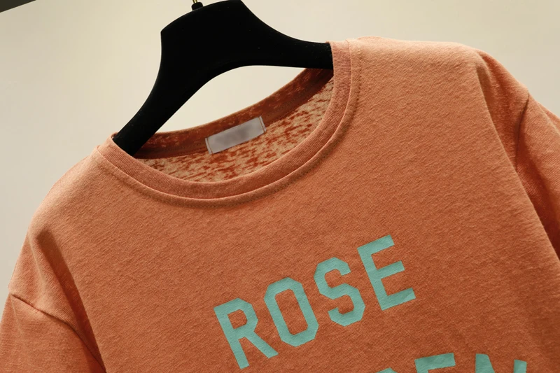 

Womens t shirts Rose Garden Casual Tshirts Tees Graphic-Tops Short-Sleeve Harajuku Korean-Style Women Summer