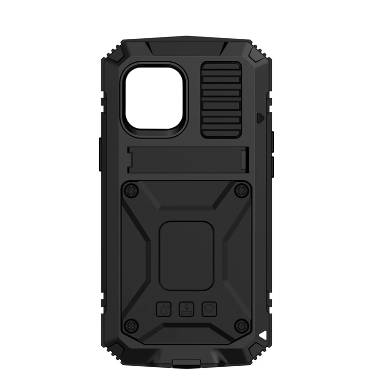 

Phone Case For Iphone 12 Pro Dustproof Shockproof Waterproof Metal Protective Case Cover For Iphone 12