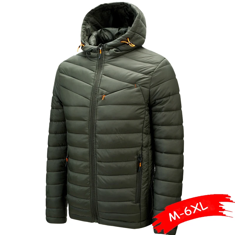

M-6XL Winter Jacket Men Woman Parka Jacket Casual Solid Jacket Men Windproof Hooded Parka Coat Jacket Thick Warm Unisex Jacket