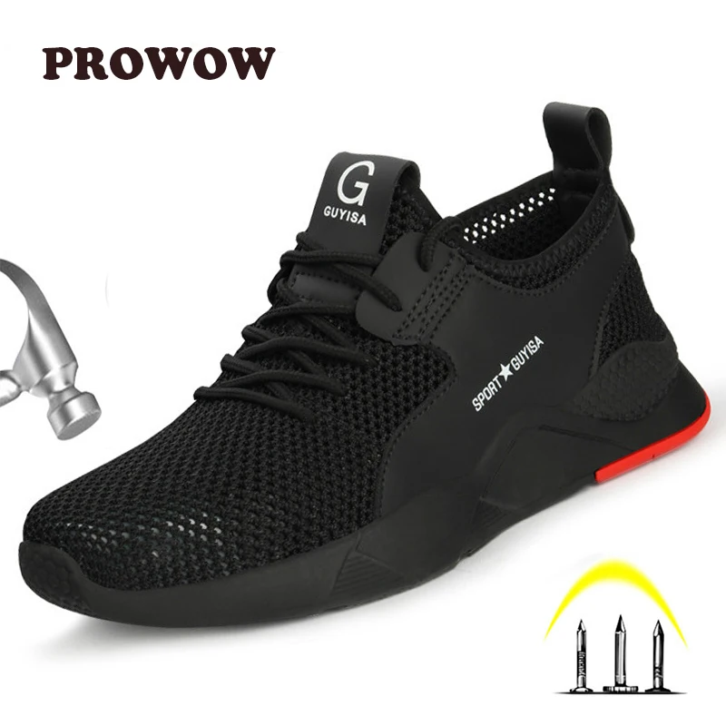 Мужская Рабочая защитная обувь Уличная со стальным носком Военные боевые