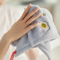 25x35cm microfiber soft cartoon cute embroidery small hand towel coral fleece childrens baby face towel