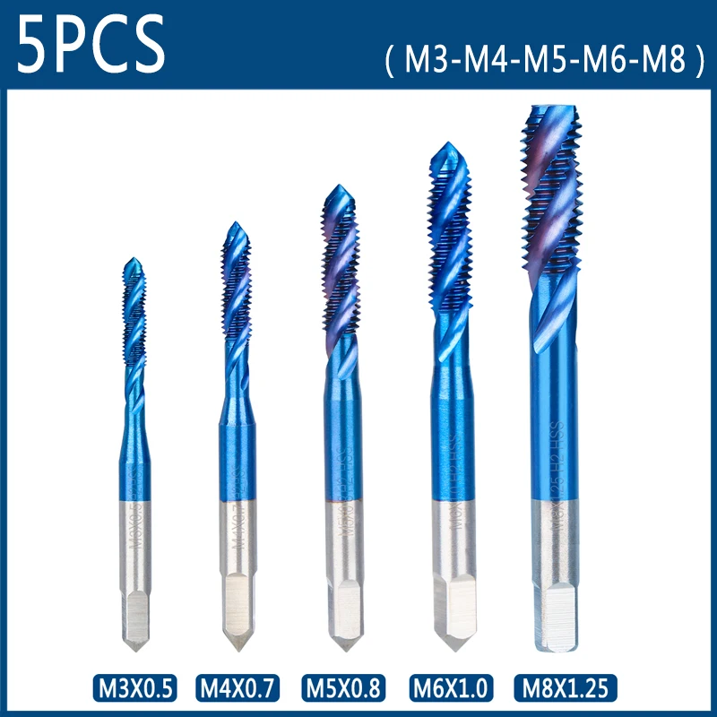 

XCAN набор метчиков для резьбы 5 шт.