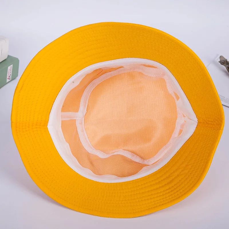 Хлопковая Панама летняя шляпа с вышитыми буквами в рыбацком стиле цветная