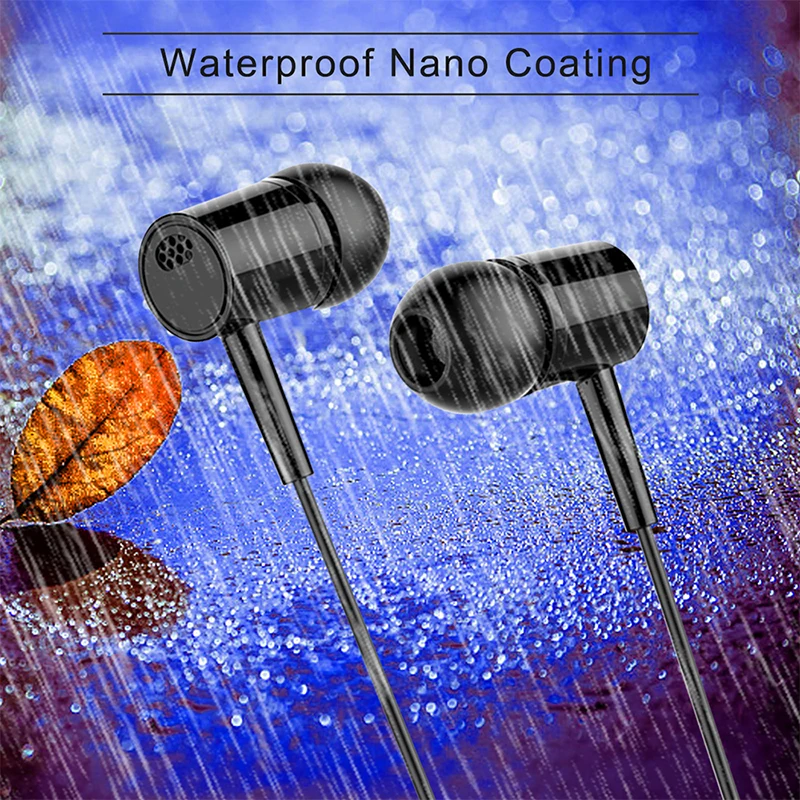 

Wired Headphones Originally Bass Stereo Music Earphones In-ear Gaming Headset Sport Earbuds With Mic For Samsung Huawei Oppo