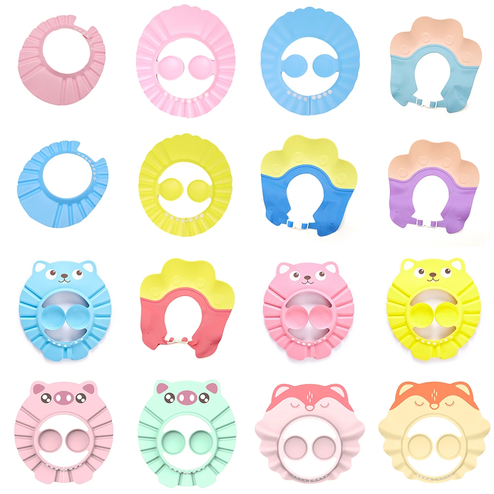 

Baby Wash Hair Shield Bathing Shower Ear Cap Adjustable Kids Shield Head Cover for Newborn Infant Toiletries