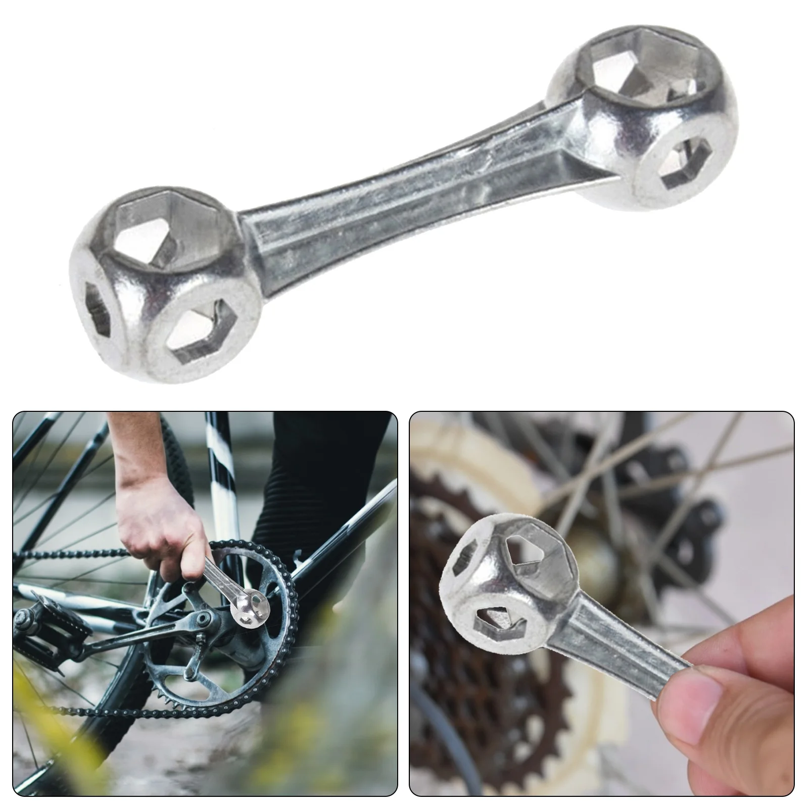 

Bicycle Spanner Household Multipurpose Wrench Scooter Hexagon Repair Tool Mini Portable 10-in-1 Wrench Dropshipping Wholesale