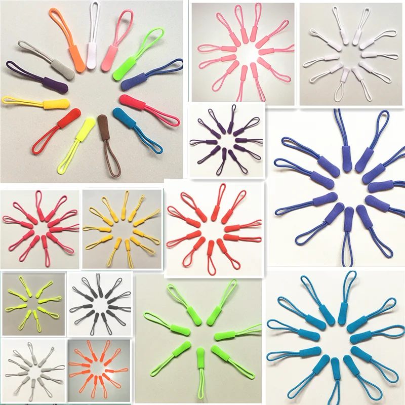 Белый Нейлоновый Шнур для застежки-молнии прочный нескользящий с резиновым