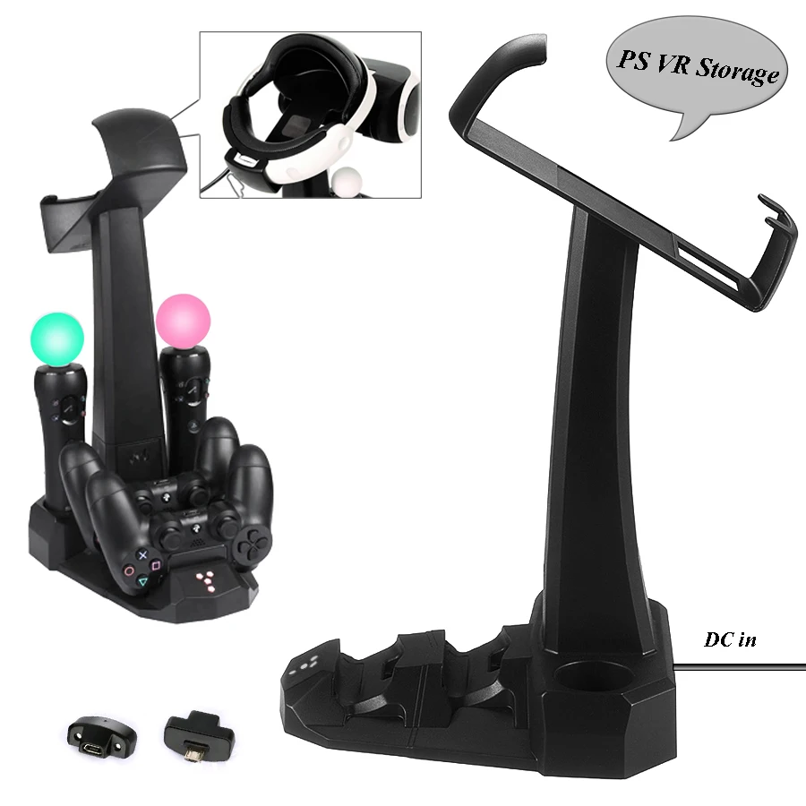 Контроллер PS4 PSVR Move зарядная док станция подставка для зарядного устройства