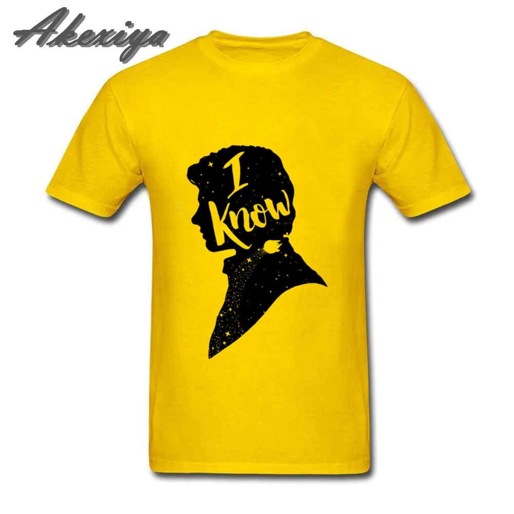 

Letter design print I Know men t shirt 100% cotton crew neck awesome casual men's tshirt top quality tee shirts clothes 2019