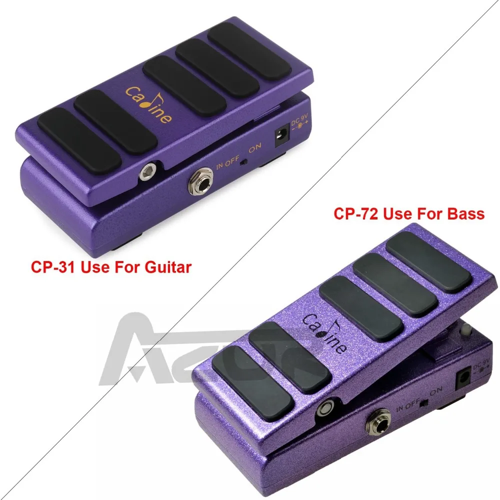 Caline CP-31/CP-72 Wah/VOL педаль эффектов для гитары или бас-гитары Wah/объемный гитарный эффект гитарные аксессуары True Bypass