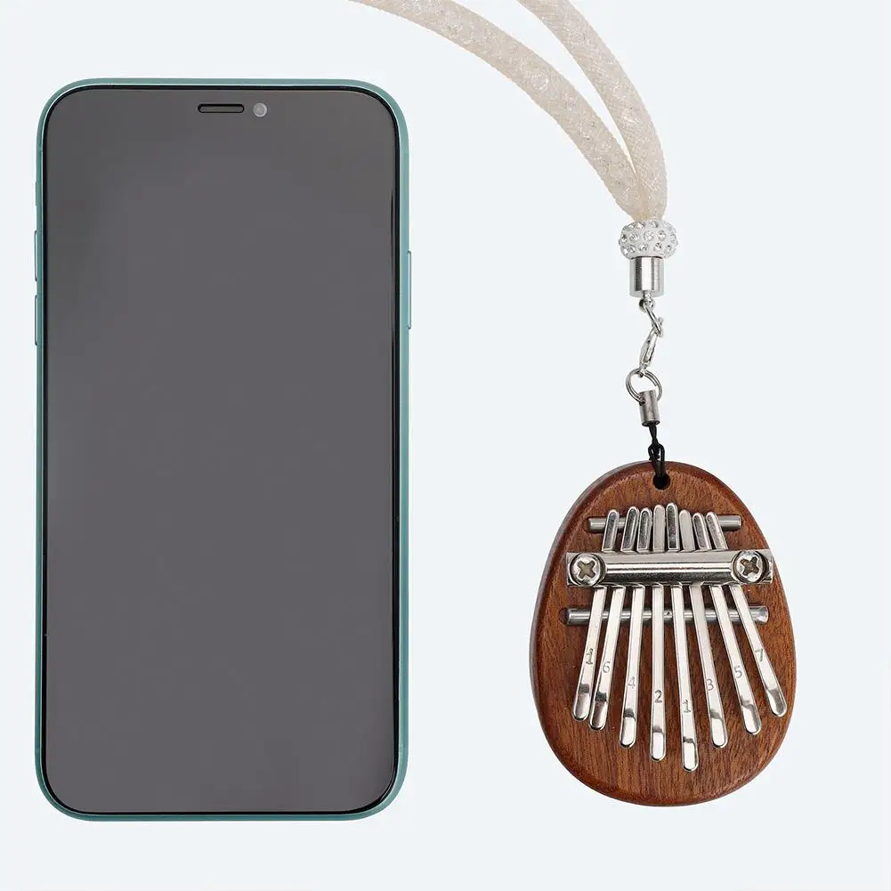 Мини пианино Kalimba с 8 клавишами портативный инструмент клавиатура для пальцев