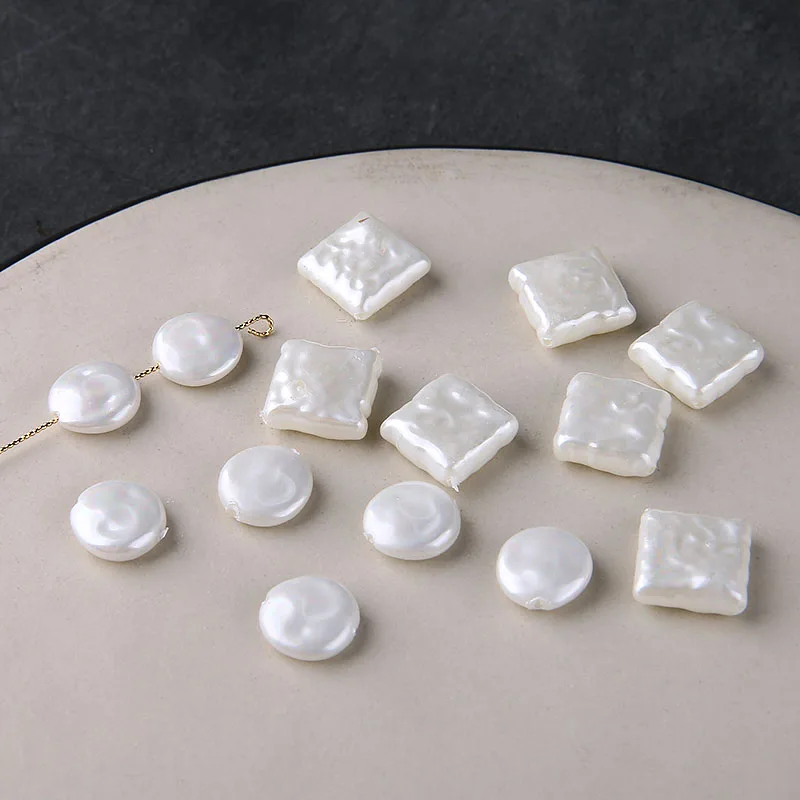 

6 шт Ретро барокко перламутровые перфорированные бусинки жемчужные серьги женские модные ювелирные изделия серьги ожерелье Браслет бисерн...