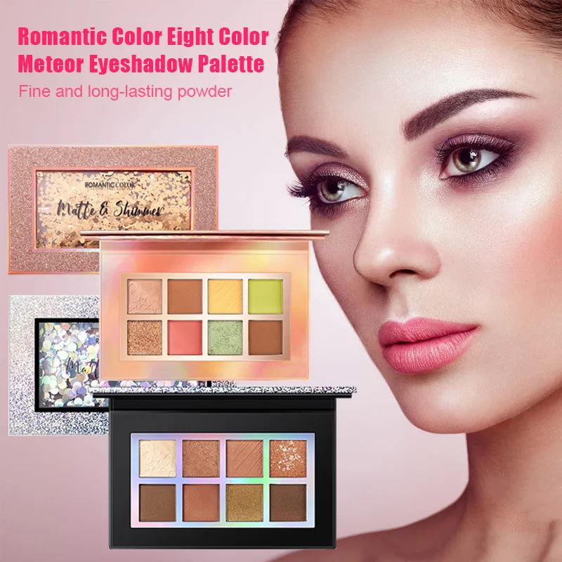 

8-color Eyeshadow Palette Matte Pearly Lustre Long Lasting Delicate Texture Eye Shadow ZGOOD