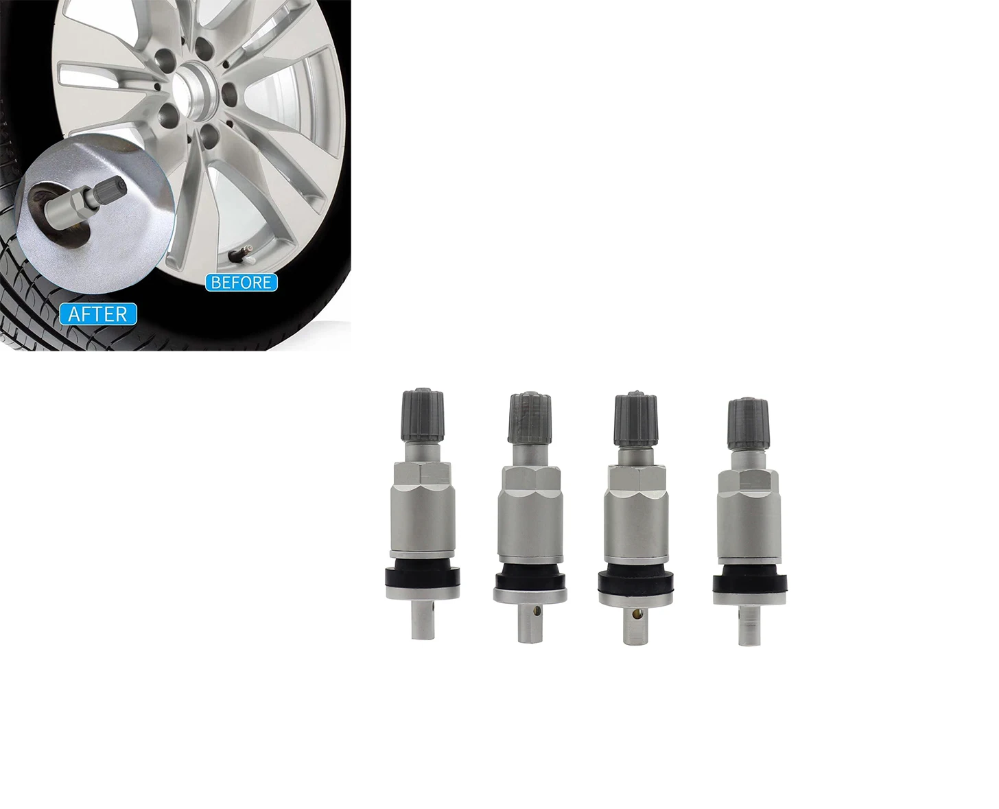 4 шт. сплав взрывобезопасная TPMS система контроля давления бескамерный комплект