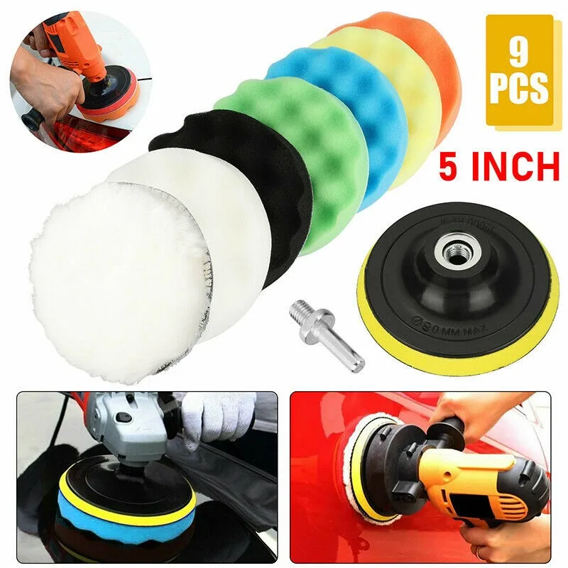 

Polisher Polishing Pad Replacement Replaces Sponge Universal 5Inch Woolen