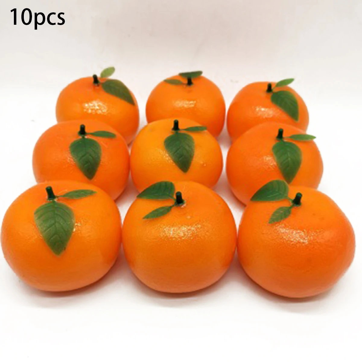 

10pcs Artificial Lifelike Simulation Orange Decorative Fake Fruit Home Decor Artificial Fake Foam Fruits And Vegetables Berrie