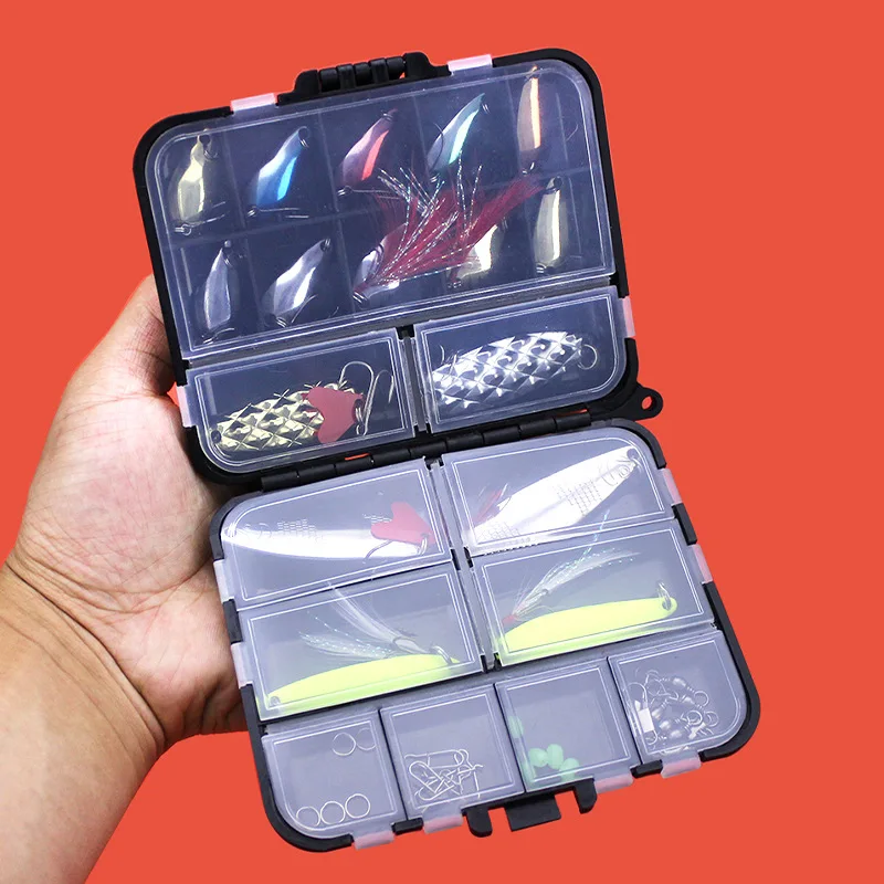 

36pcs/set Hard Bait Spinner Fishing Lure Fishing Tackle Atificial Bait Bass Lure Metal Sequin Bait Fishing Accessories Pesca