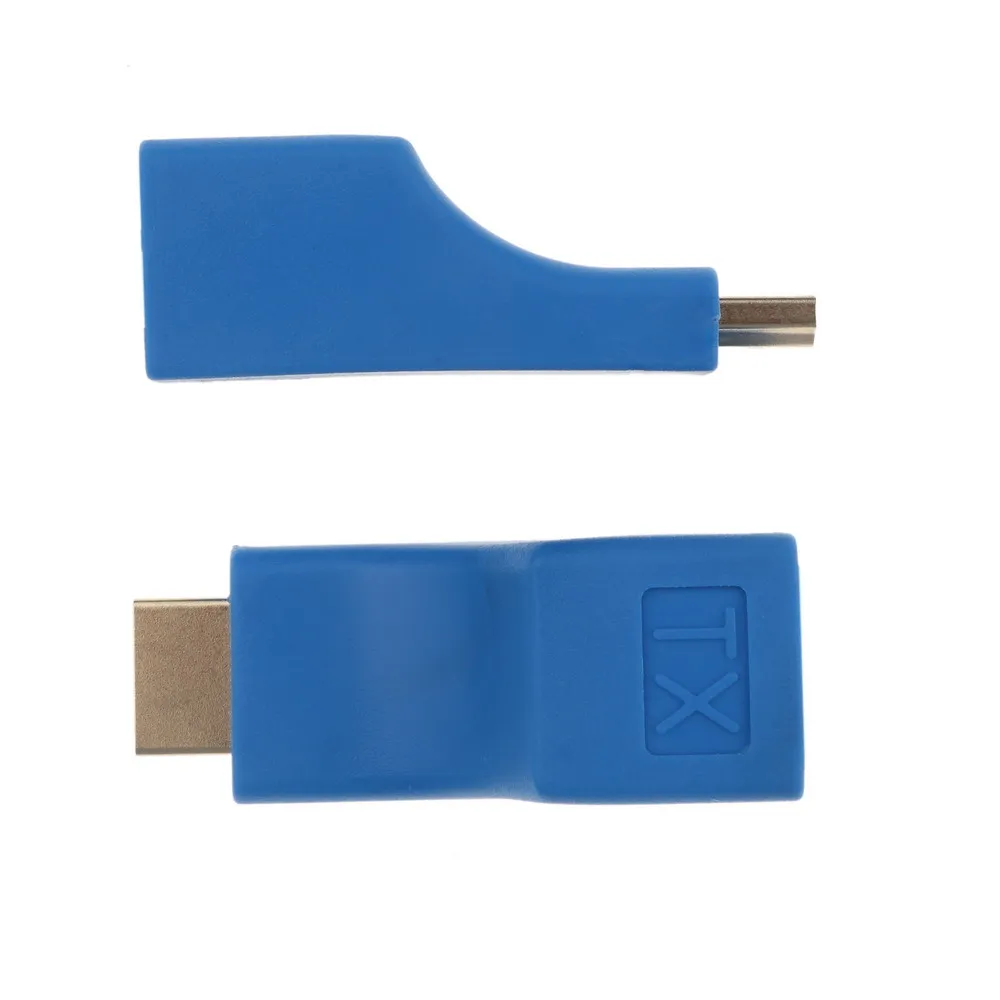 KEBIDU 1 пара 30 м удлинитель передатчика TX/RX HD 1080P V1.4 по Cat5e CAT6 RJ45 Ethernet кабель для ПК ТВ