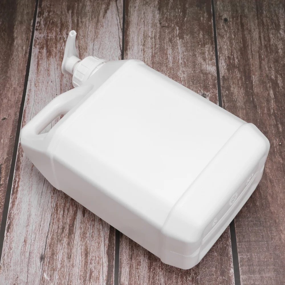 

2.5L Pump Bottles Liquid Liquid Soap Cosmetics Chemical Storage Container (White)