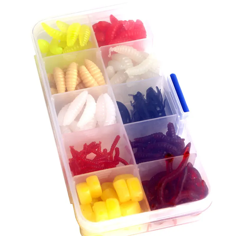 175 шт./комплект мягкие рыболовные приманки|Наживки для рыбной ловли| |