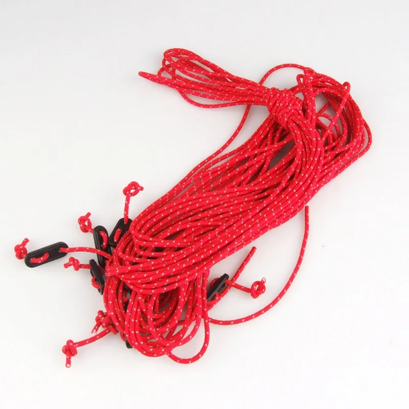 10 м 4 мм ветрозащитная веревка нейлоновый светоотражающий шнур палатка ночной