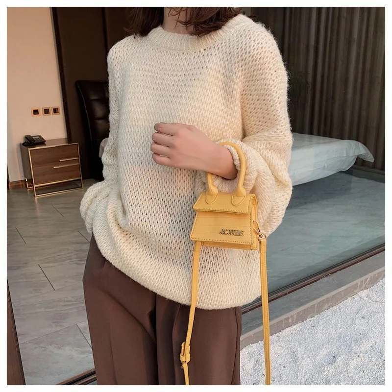 Миниатюрная женская сумка с крокодиловым узором новинка 2019 Крокодиловая Женская