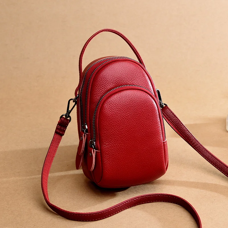 

2021 Women's Bag Fashion Black Handbags Shoulder Bag Sac De Luxe Femme Cowhide Leather 100% Waist Bag Luxury Designer Handbag