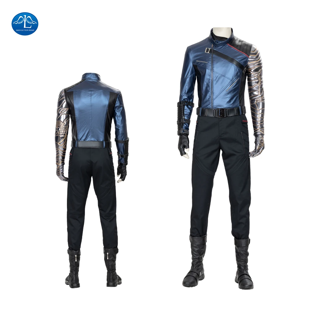 

Костюм для косплея зимнего солдата из искусственной кожи