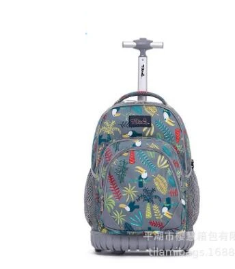 18 inch 18 дюймов, школьный рюкзак на колесиках, сумки для подростков, дорожная сумка на колесиках, Детский рюкзак на колесиках, сумки для школы, сумка на колесиках - Цвет: 18 inch